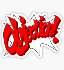 OBJECTION - Phoenix Wright Sticker