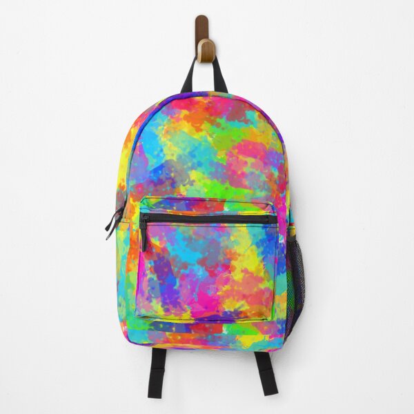 Item preview, Self expression abstract art rainbow splatter designed and sold by KatyChristoff.