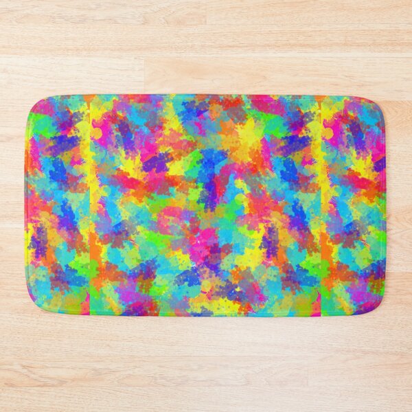Item preview, Self expression abstract art rainbow splatter designed and sold by KatyChristoff.