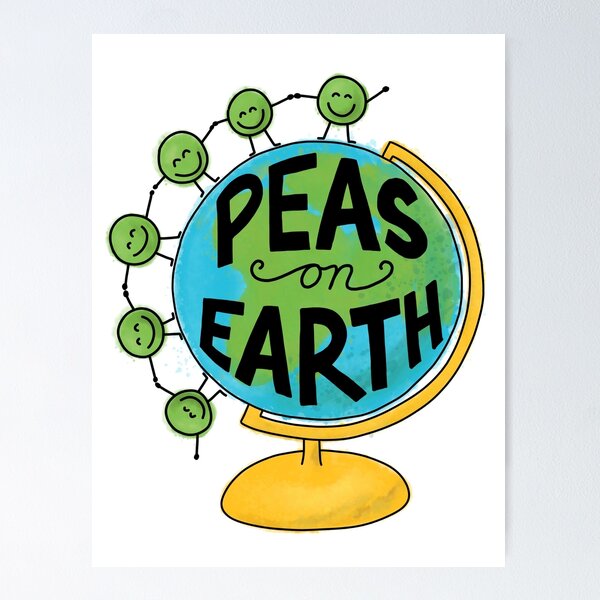 Item preview, Peas on Earth designed and sold by Hakuna Ricotta.