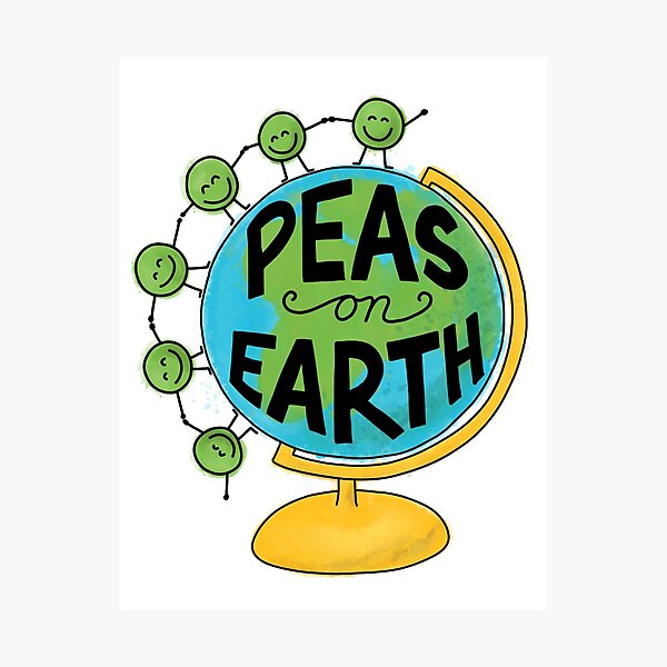 Item preview, Peas on Earth designed and sold by Hakuna Ricotta.