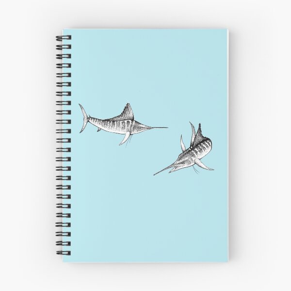 Item preview, Striped Marlin Ink Drawing designed and sold by camilashannon.