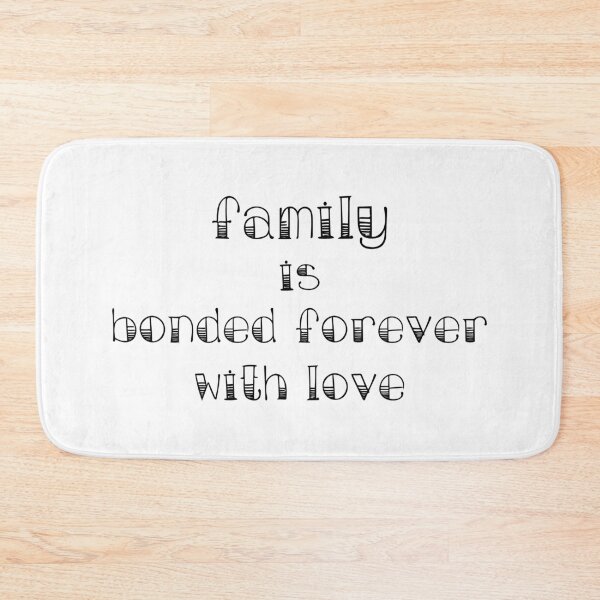 Item preview, family is bonded forever with love, I love my family, family designed and sold by Dkh Fashion.