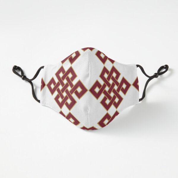 fitted Masks, Buddhist Endless Knot Fitted 3-Layer