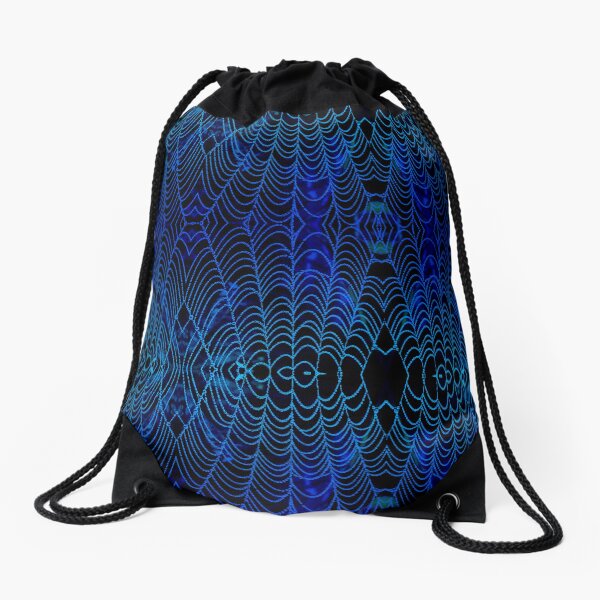 Drenched Chill - Macro Drawstring Bag