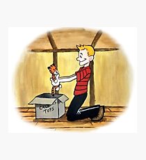 When Calvin will be tall Photographic Print