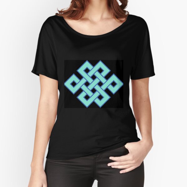 Buddhist Endless Knot Relaxed Fit T-Shirt