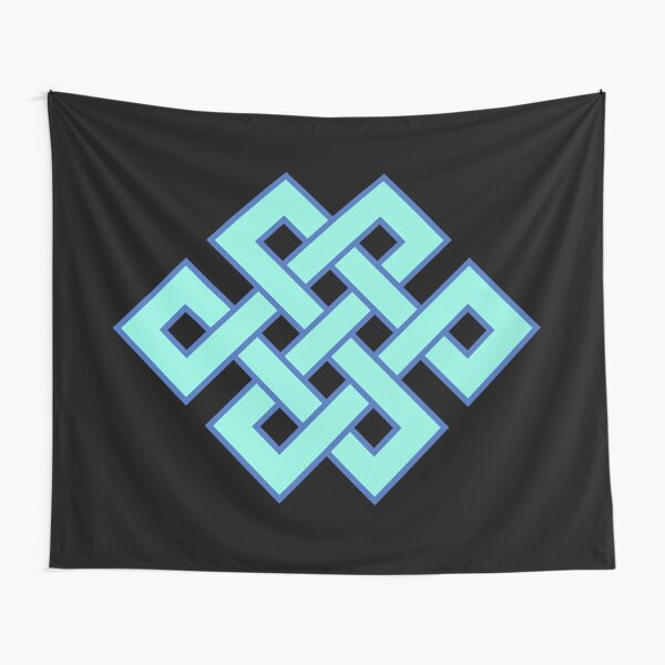 Buddhist Endless Knot Tapestry