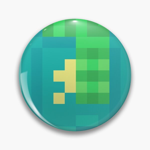 Item preview, Pixelated Green scarf on Blue Shirt designed and sold by SocialStreet.
