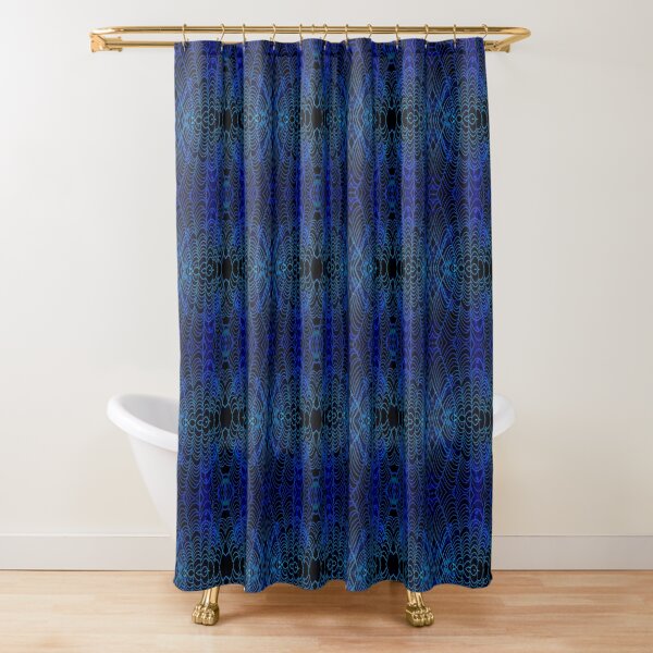 Drenched Chill - Micro Shower Curtain