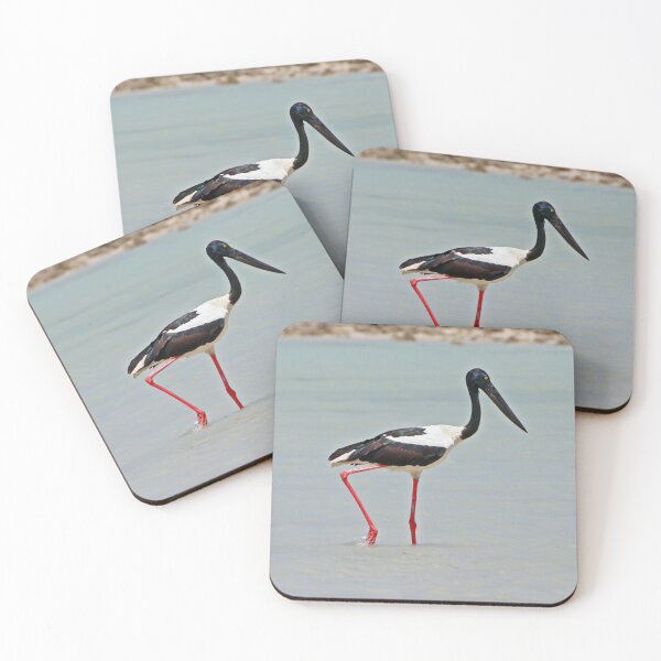 Item preview,  Black-necked Stork ~ Fishing designed and sold by Robert Elliott.
