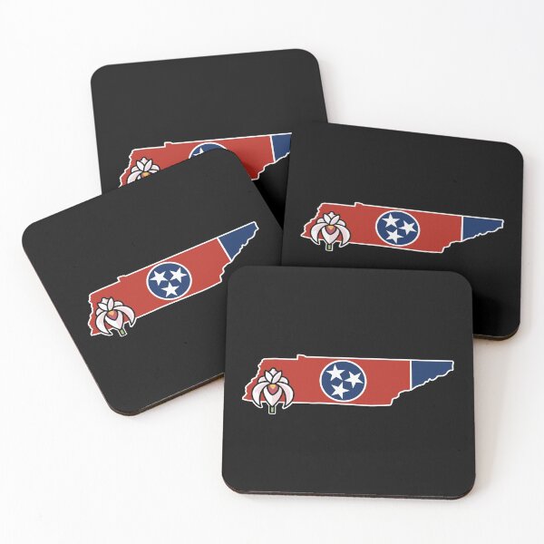 Item preview, State of Tennessee Flag with State Flower Iris designed and sold by Gsallicat.