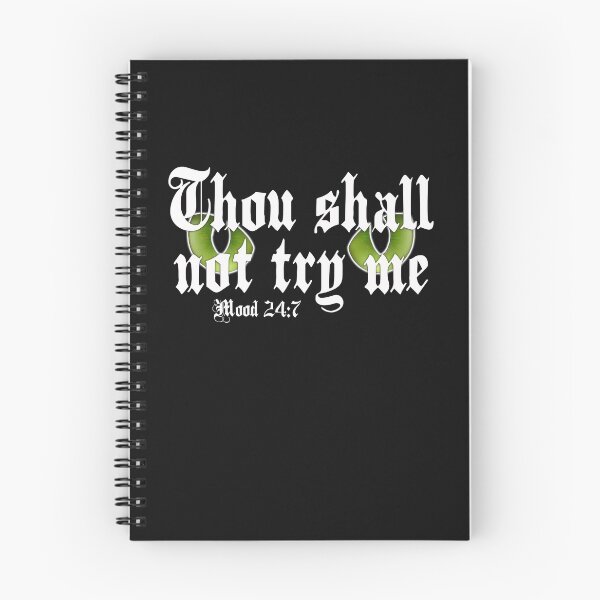 Item preview, Thou shall not try me designed and sold by PeDaNi.