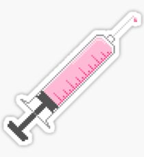 Pink Syringe Sticker
