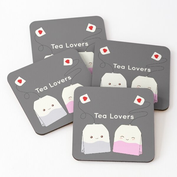 Item preview, Tea Lover Valentine Hearts  designed and sold by champagnemoment.