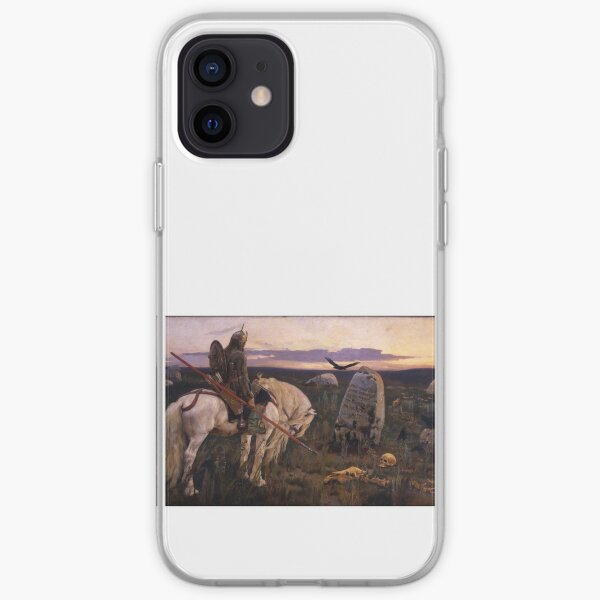 Viktor Mikhailovich Vasnetsov  (1848–1926).  Виктоp Михайлович Васнецов.  Knight at the Crossroads. iPhone Soft Case