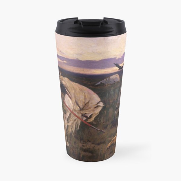 Viktor Mikhailovich Vasnetsov (1848–1926). Виктоp Михайлович Васнецов. Knight at the Crossroads. Travel Mug