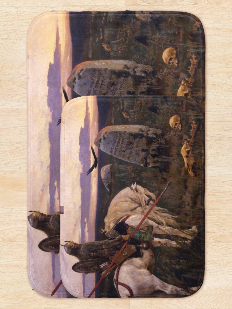 Alternate view of Viktor Mikhailovich Vasnetsov (1848–1926). Виктоp Михайлович Васнецов. Knight at the Crossroads. Bath Mat