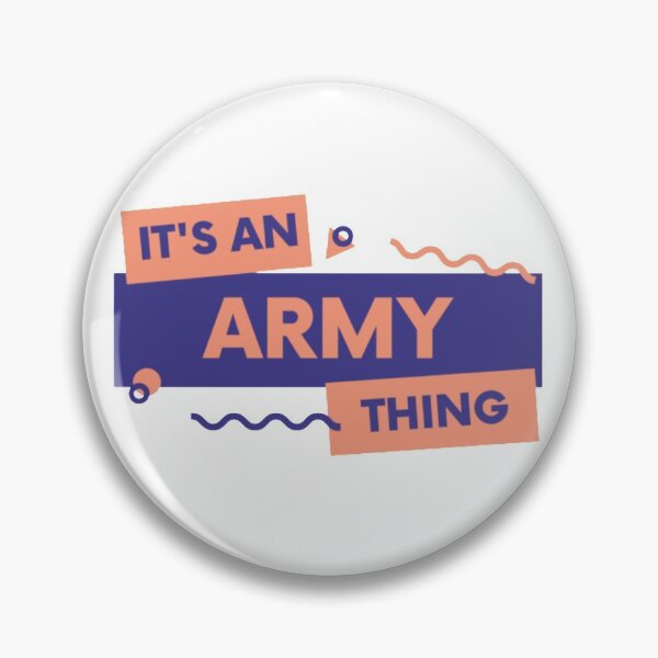 Item preview, BTS "It's an ARMY thing" sticker designed and sold by TeeShirtVibes.