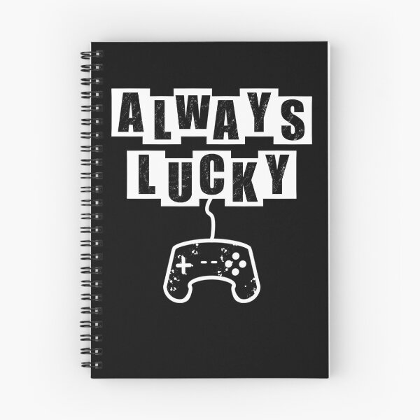 Item preview, Always Lucky Gamer - Black designed and sold by BusyMonkeys.
