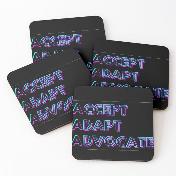 Item preview, Accept Adapt Advocate designed and sold by ClearThoughts.