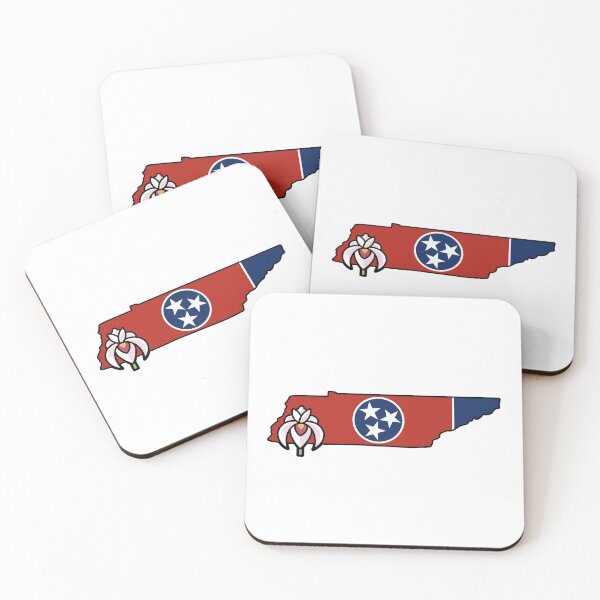 Item preview, State of Tennessee Flag with State Flower Iris 2 designed and sold by Gsallicat.