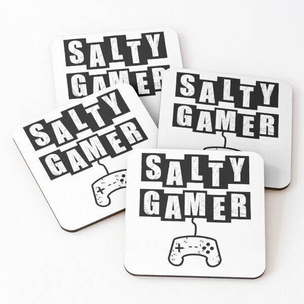 Item preview, Salty Gamer - White designed and sold by BusyMonkeys.