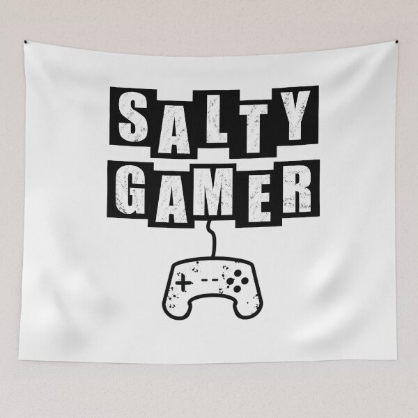Item preview, Salty Gamer - White designed and sold by BusyMonkeys.