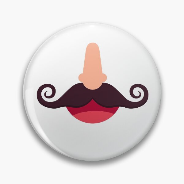 Item preview, Funny Curly Moustache and mouth designed and sold by LexiconArtwork.