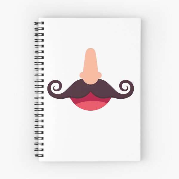 Item preview, Funny Curly Moustache and mouth designed and sold by LexiconArtwork.