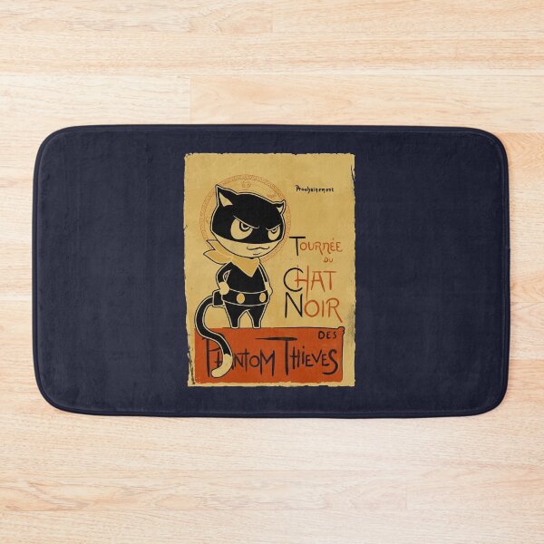 Item preview, Black Cat Morgana  Persona 5  Phantom Thieves  designed and sold by WoodTara.