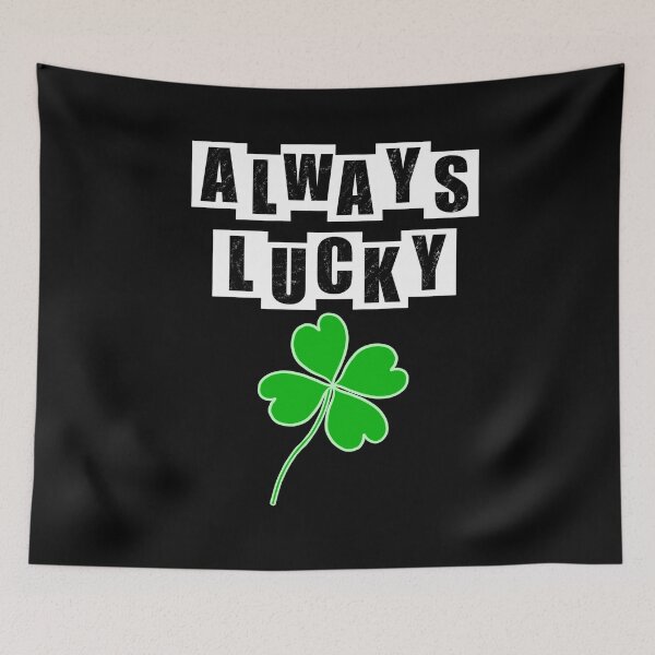Item preview, Always Lucky Four Leaf Clover - Black designed and sold by BusyMonkeys.