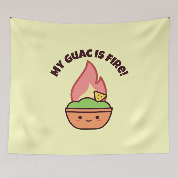 Item preview, My Guac Is Fire! designed and sold by GleamingGiant.