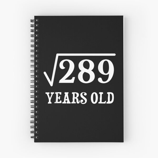 Item preview, 17 years old 17th birthday Gift Square Root of 289 designed and sold by rebeccapicker.