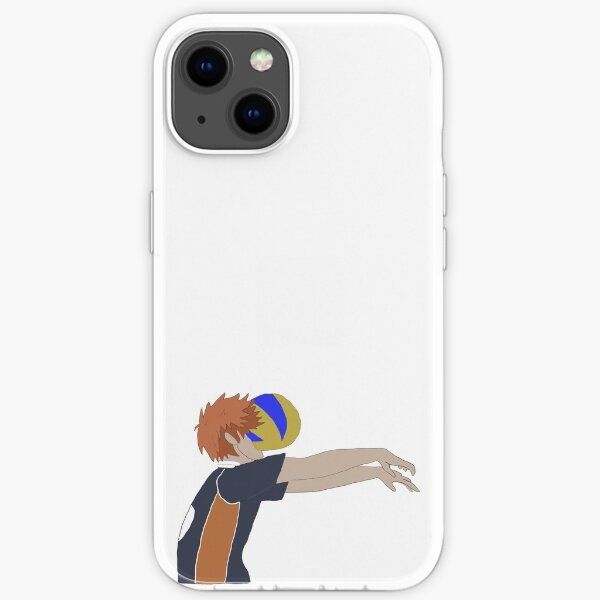Haikyuu Hinita se fait frapper au visage avec une balle Coque souple iPhone