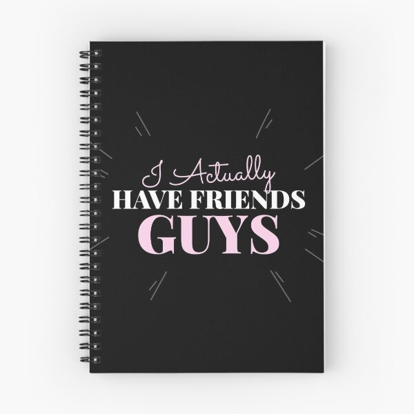 Item preview, I Actually Have Friends Guys - a Quote of a Boy That Finally have Friends designed and sold by SocialStreet.