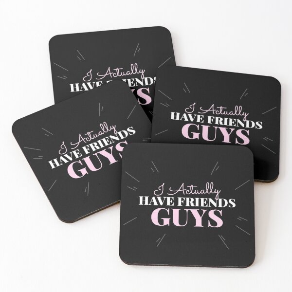 Item preview, I Actually Have Friends Guys - a Quote of a Boy That Finally have Friends designed and sold by SocialStreet.