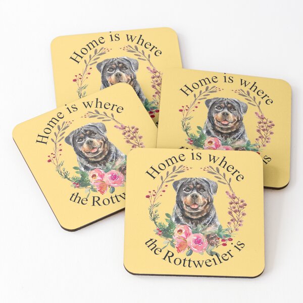 Item preview, Home is Where the Rottweiler is, Sticker T-Shirt Laptop Water Bottle designed and sold by StickerArtwork.