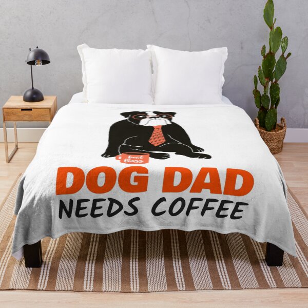 Item preview, Dog dad needs coffee- funny graphic design designed and sold by josephsteez.