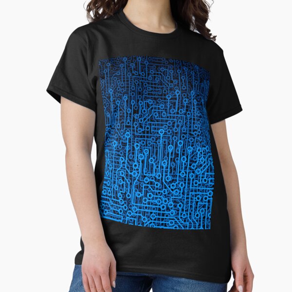 Item preview, Reboot III BLUE Computer Circuit Board Pattern designed and sold by GrandeDuc.
