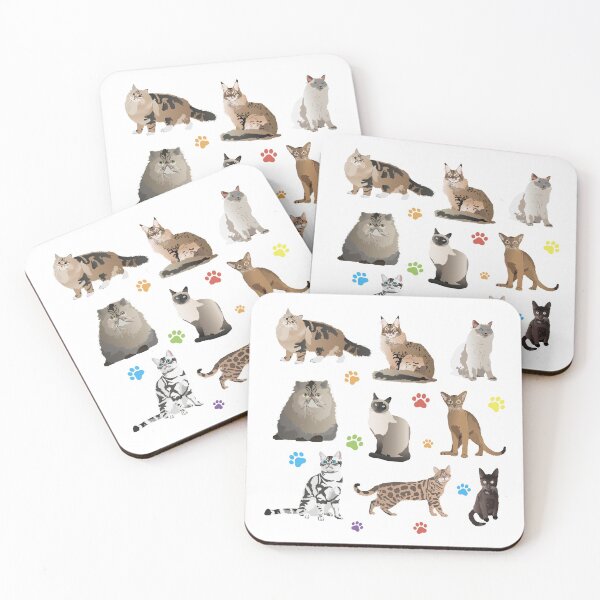 Item preview, Various Cats Pattern designed and sold by NorseTech.