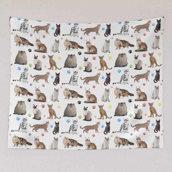 Item preview, Various Cats Pattern designed and sold by NorseTech.