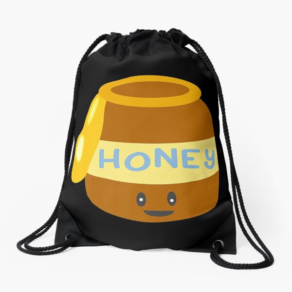 The Hunny Pot Drawstring Bag for Sale by BrambleBox