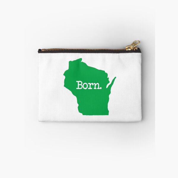 Item preview, Wisconsin Born WI Home Green designed and sold by Mind of State.