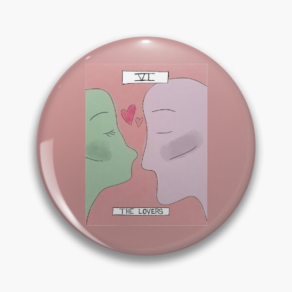 Item preview, The Lovers Tarot Card designed and sold by Room305.
