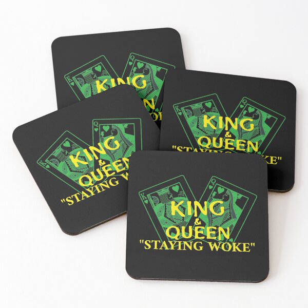Item preview, King and Queen Staying Woke - Spades designed and sold by Tish K..