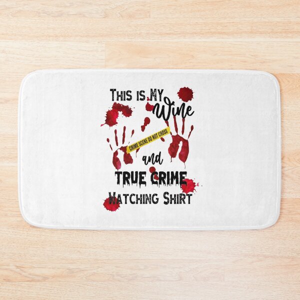 Item preview, True Crime & wine shirt designed and sold by BRtisticDesigns.