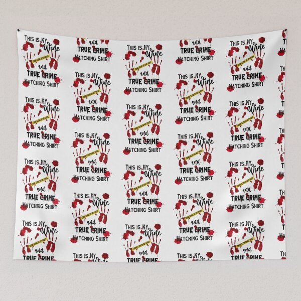 Item preview, True Crime & wine shirt designed and sold by BRtisticDesigns.