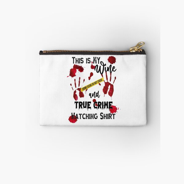 Item preview, True Crime & wine shirt designed and sold by BRtisticDesigns.