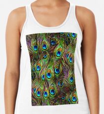 Peacock Feathers Invasion Women's Tank Top